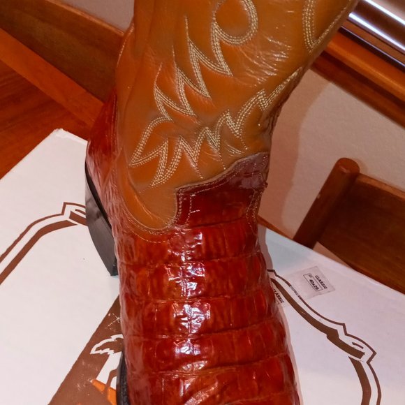 Mexican made Alligator Boots  USA  size 11 worn once
